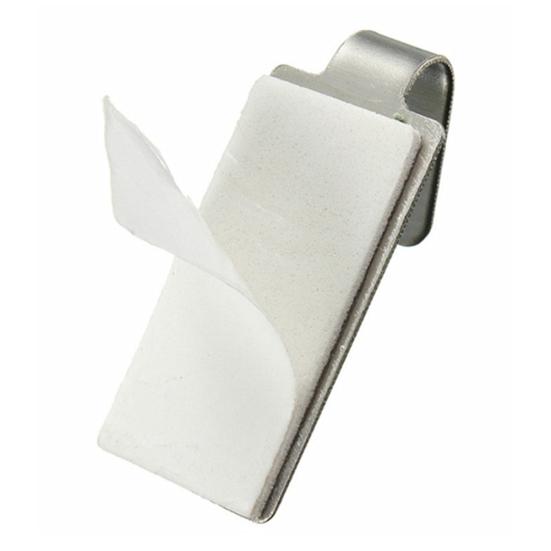 6Pcs Self Adhesive Kitchen Bathroom Wall Door Stainless Steel Sticky Hook Hanger