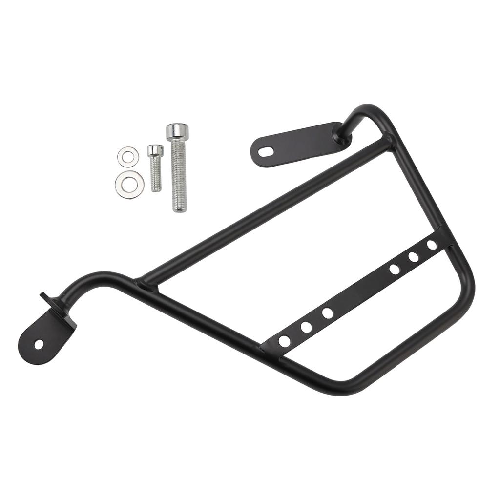 Luggage Rack Side Saddle Bag Mount Bracket Black For Guzzi V7 750Cc 21-24