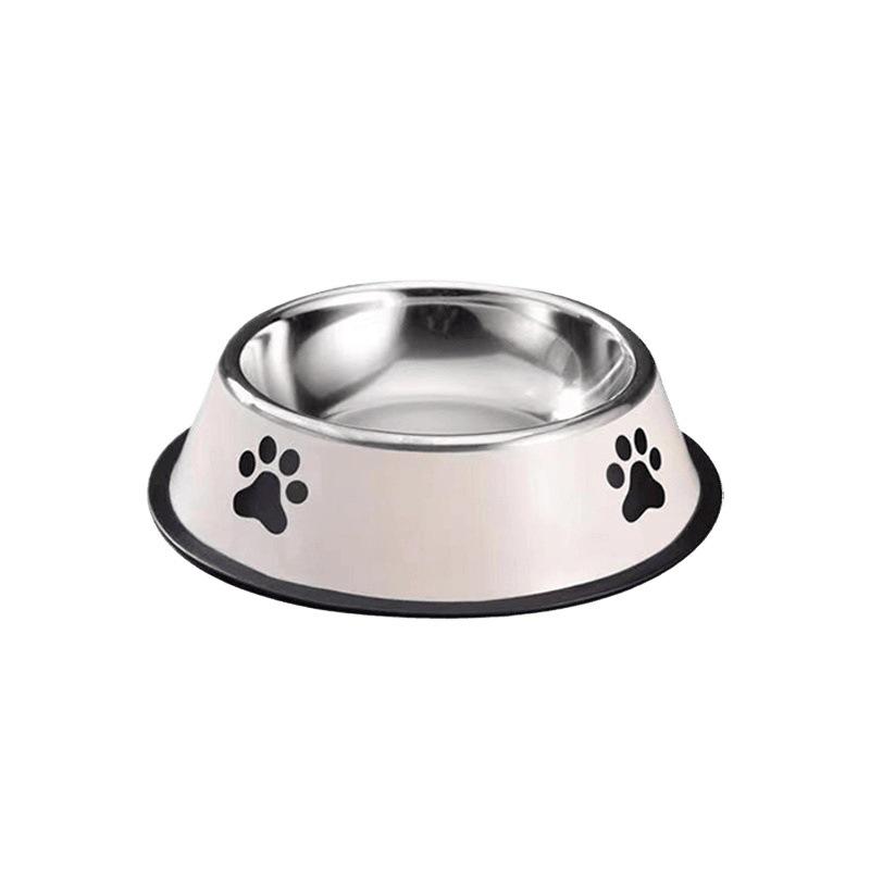 Spill-Proof Stainless Steel Pet Bowl: Non-Slip, Dual-Use for Cats & Dogs – Available in Small, Medium, Large