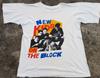New 80s  Shirt New Kids On The Block Concert Tour White All Size Unisex T-Shirt