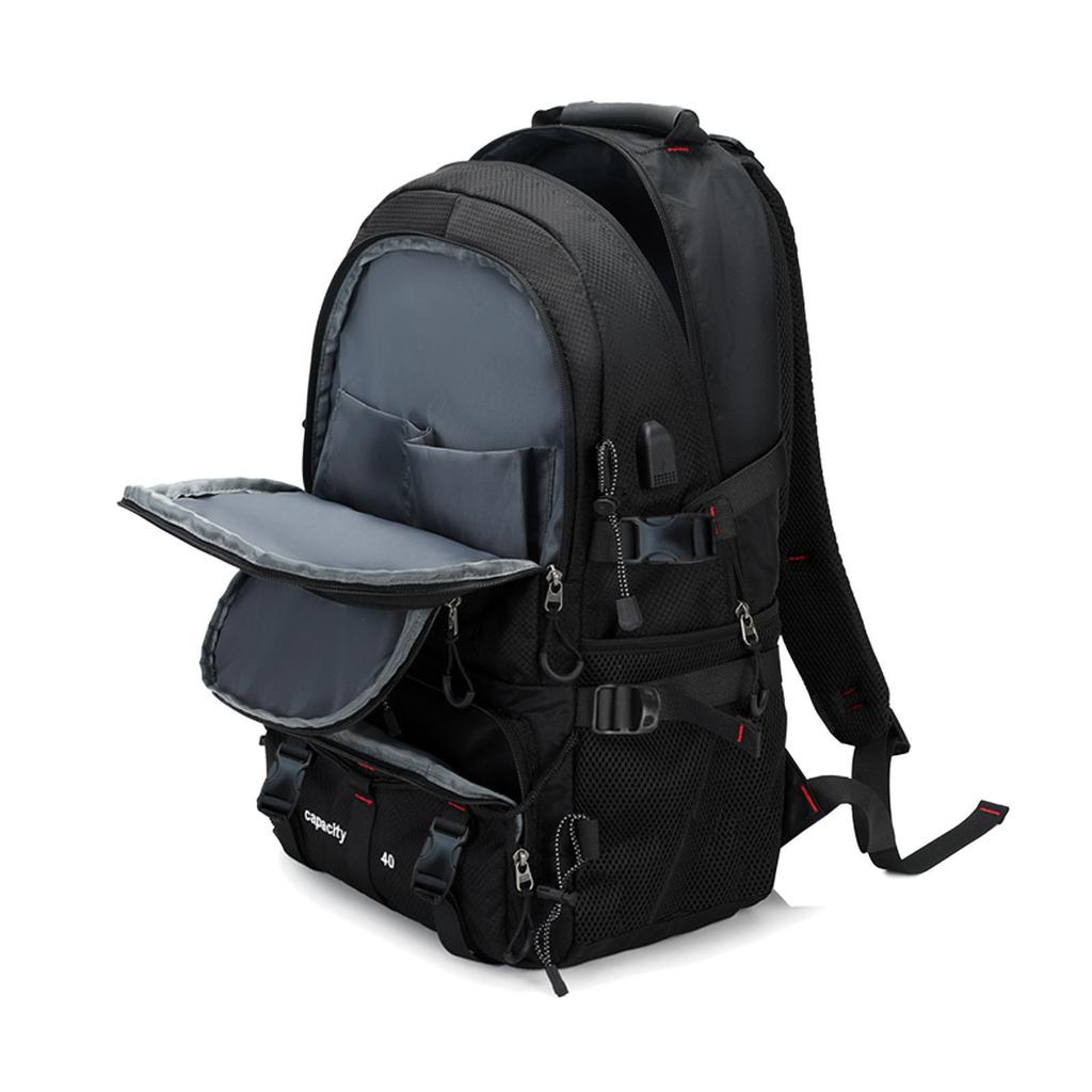 40L Waterproof Hiking Backpack for Men and Women Lightweight Outdoor Camping Rucksack Large Capacity Travel Backpack