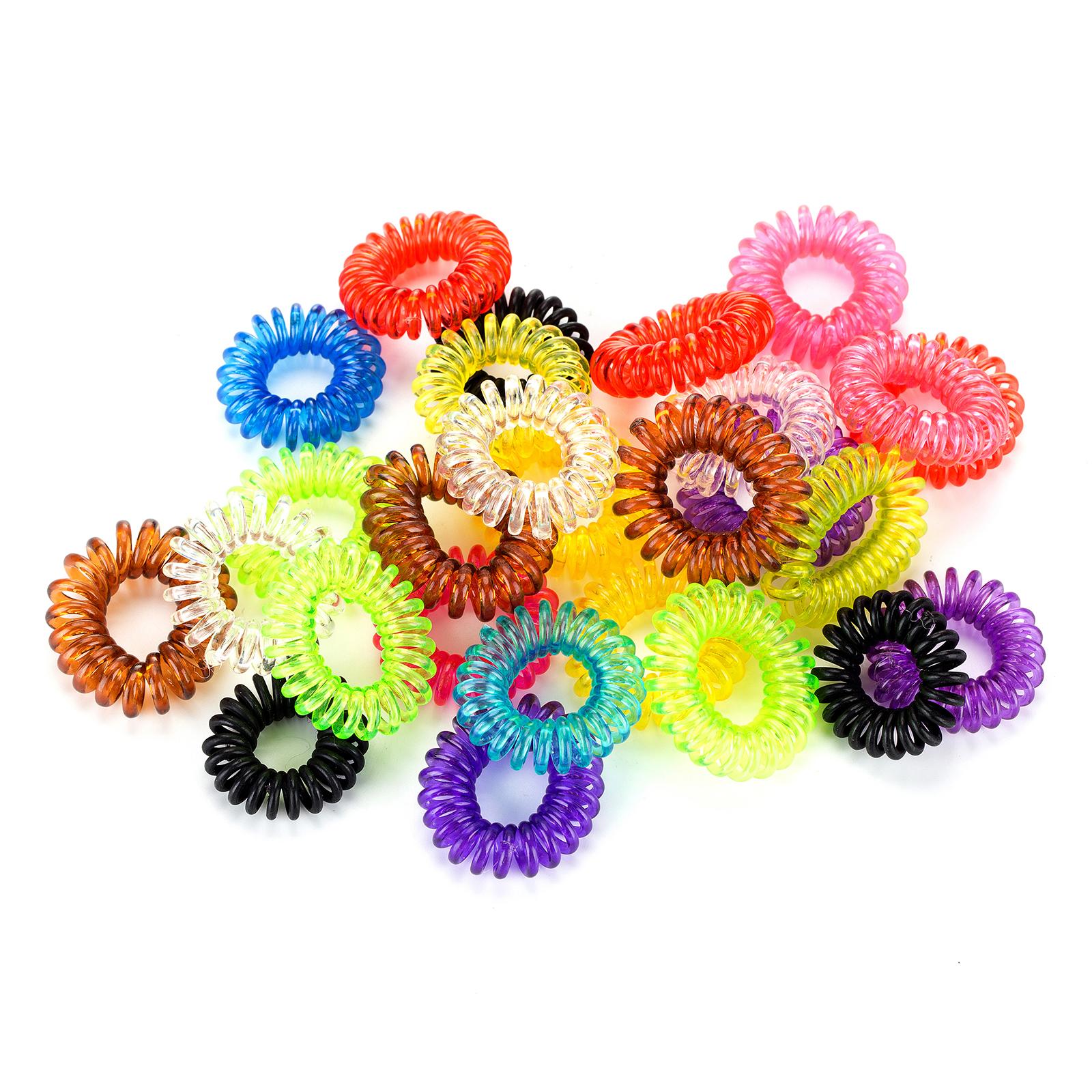 

3 шт./компл. веревки для волос диаметром 3,5 см, маленькие эластичные красочные ленты для волос, держатель для хвоста