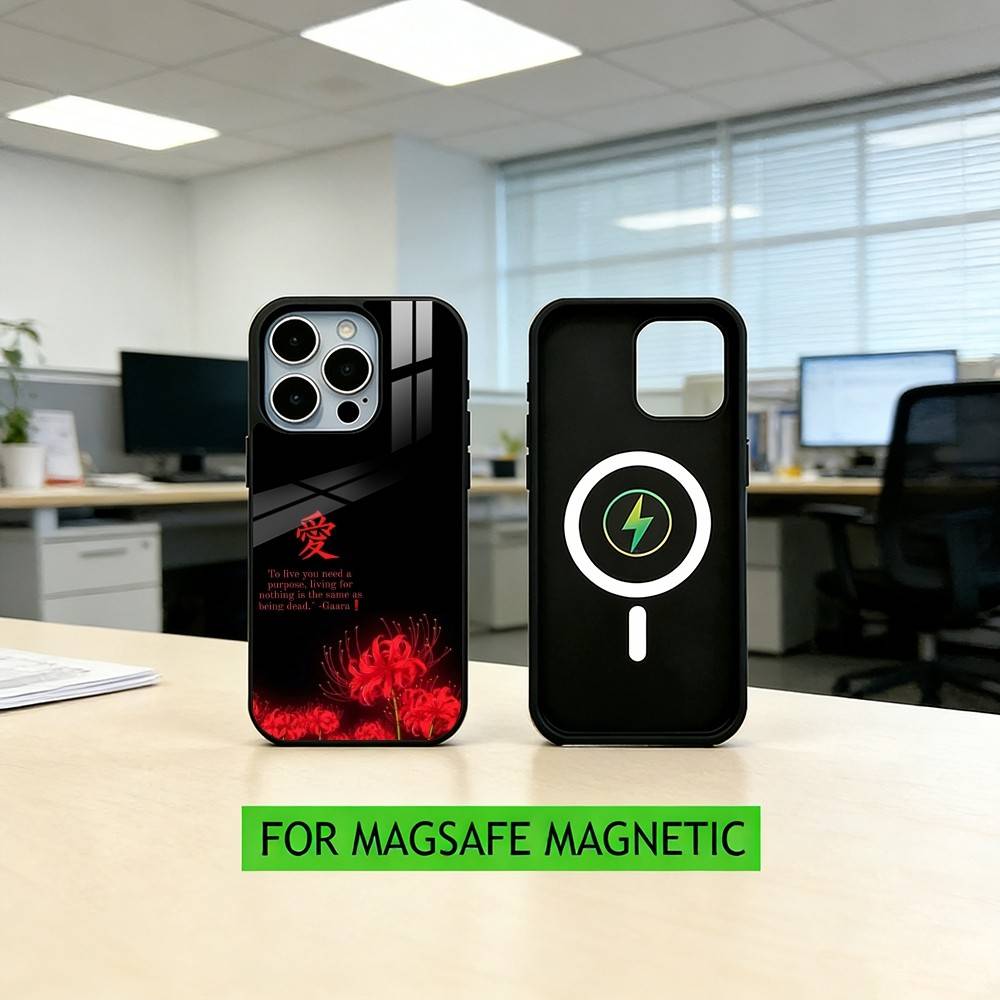 Ghoul Red Spider Lily Tokyo  Phone Case For iPhone17,16,15,14,13,12,11 Plus,Pro Magnetic For Magsafe Wireless Charging