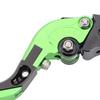 1 Pair Folding Clutch Brake Lever Aluminum Alloy 6 Level Adjustable Brake Handle Lever For Kawasaki Z1000 2007-2016