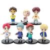 7 STÜCKE BTS Figuren BTS Mini Puppe Deluxe Figuren Spielset FRingure Figurenset (VERSION 1)