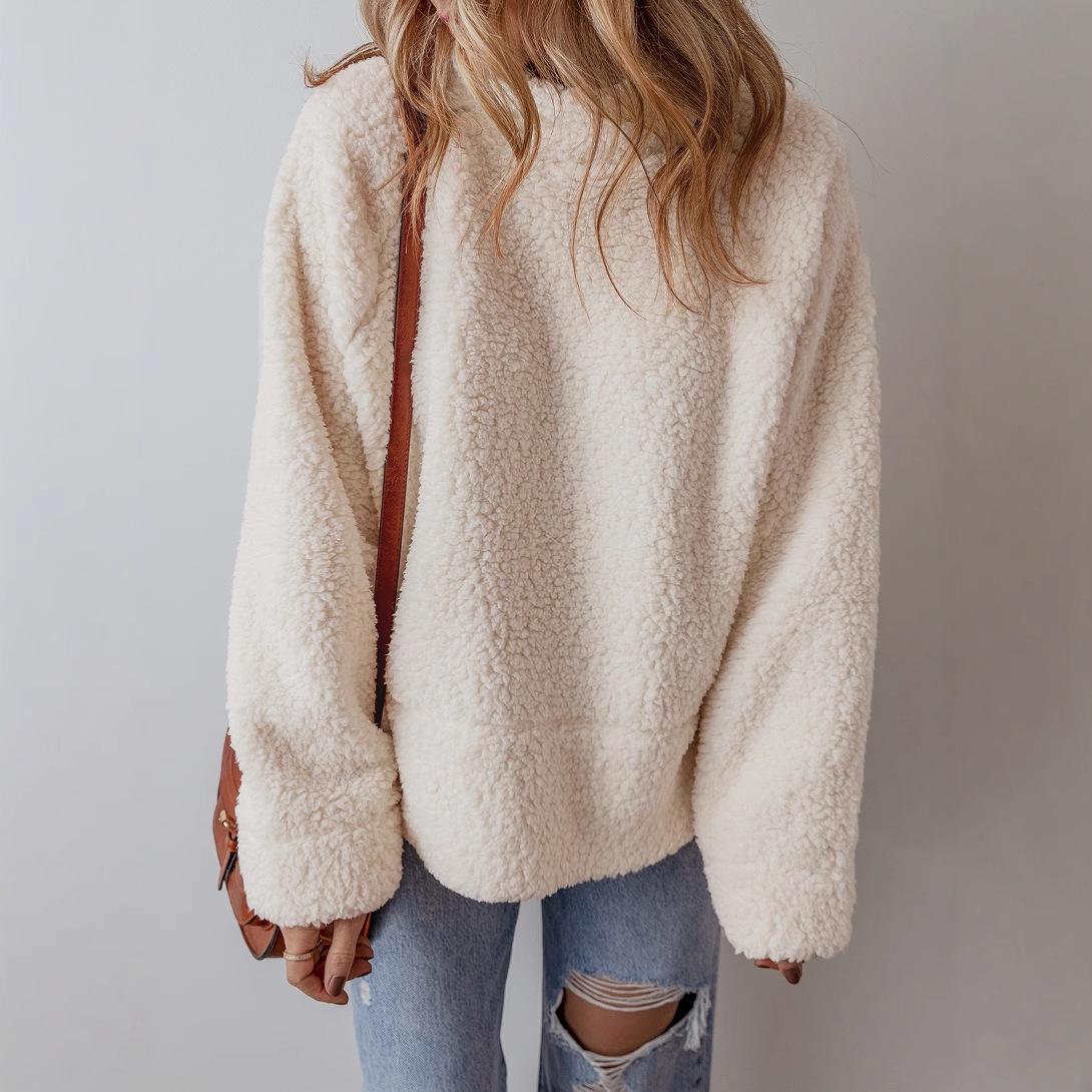 

Shiying Women s High Neck Fleece Sweatshirt - Warm Long Sleeve Pullover XL