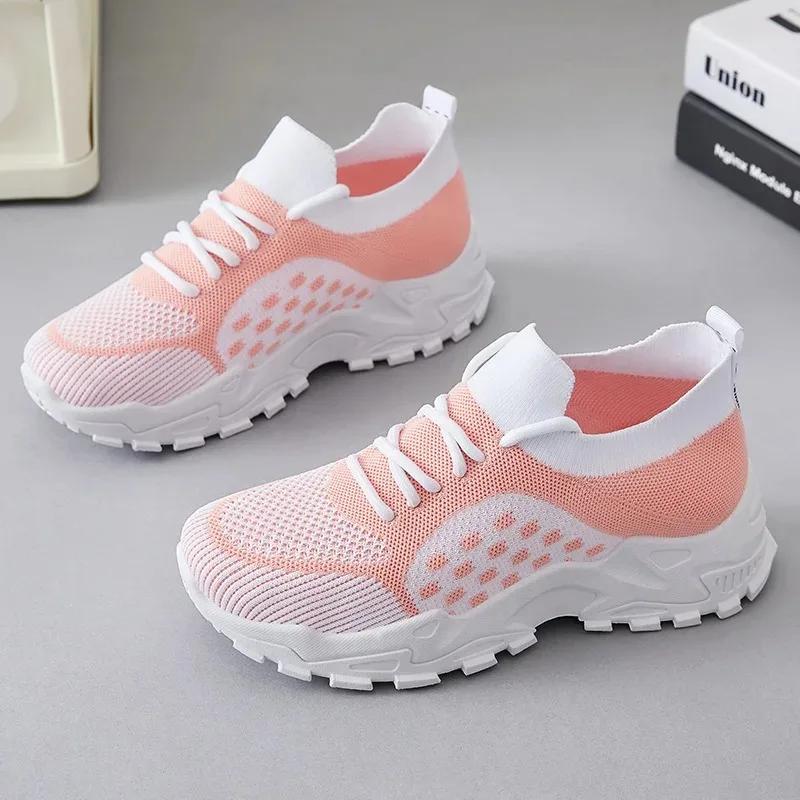 Fashion Summer Breathable Sneakers Versatile New Mesh Breathable Women Shoes Soft Soled Casual Shoes Women Sneakers Zapatos De Mujer