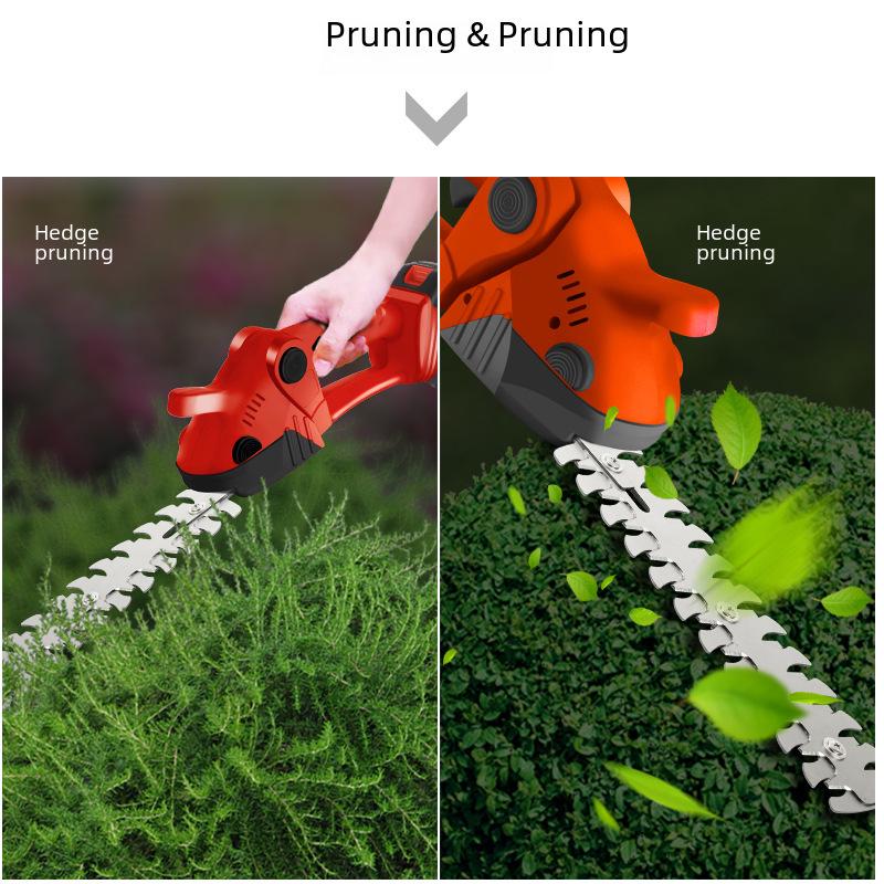 Belot Portable Lithium Battery Hedge Trimmer: Multi-Function Handheld Electric Shears for Gardening