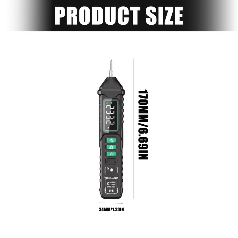 Rechargeable Electrical Tester with Multiple Functions Digital Voltage Tester Pen None Contact Induction Tester Pen