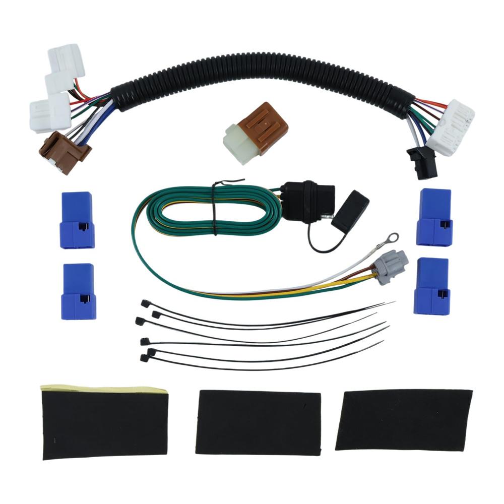 4 Way Flat Trailer Wiring Harness Kit For Nissan Pathfinder 2013-2018 2019 2020