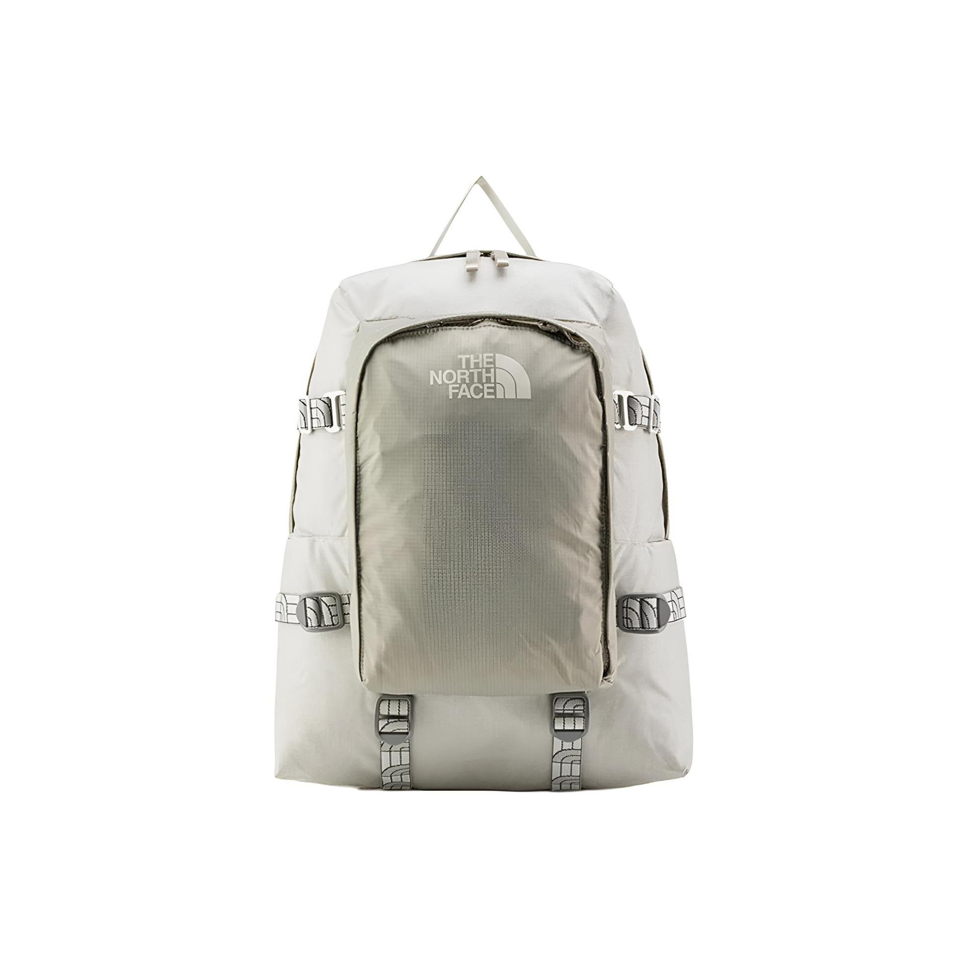The North Face 30L Urban Large Capacity Versatile Outdoor Backpack Unisex Backpack Silver-Gray NF0A8DJJ-55ZS-D47J4 Silver Gray