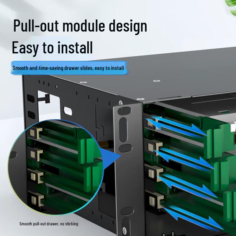 SUAXUA 12-Core FC Single-Mode Fiber Optic Splice Tray ODF Unit