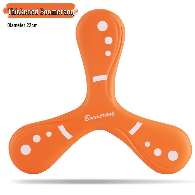 Children's Soft Boomerang Frisbee: Three-Leaf Outdoor Sports Toy for Boys and Parents