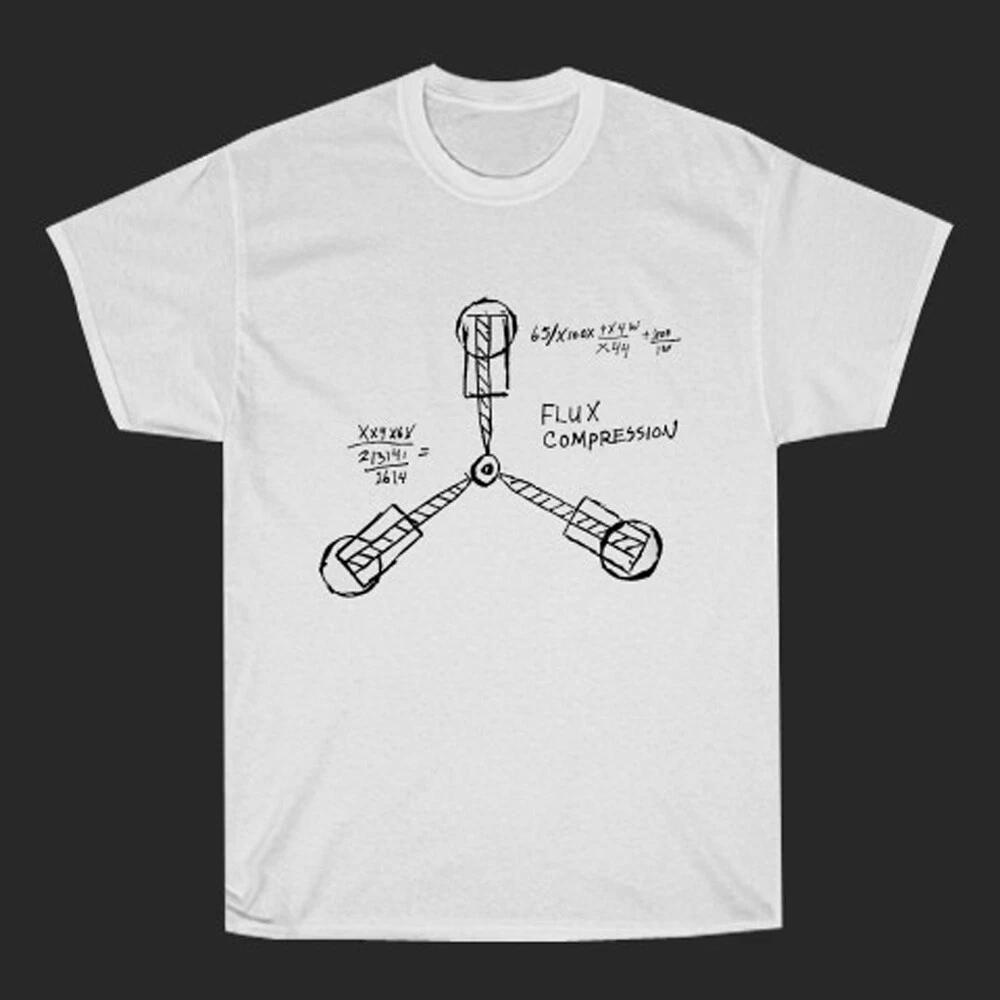 Flux Capacitor Back To The Future Movie Men s White Size S to 3XL XL
