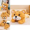 Cute And Fluffy Cartoon Tiger Plush Toy With Soft Filling Perfect For Child's Playtime