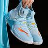 Li Ning Blockade Cushioning Slip Resistant Abrasion Resistant High Top Basketball Shoes Men's Blue ABAP057-3