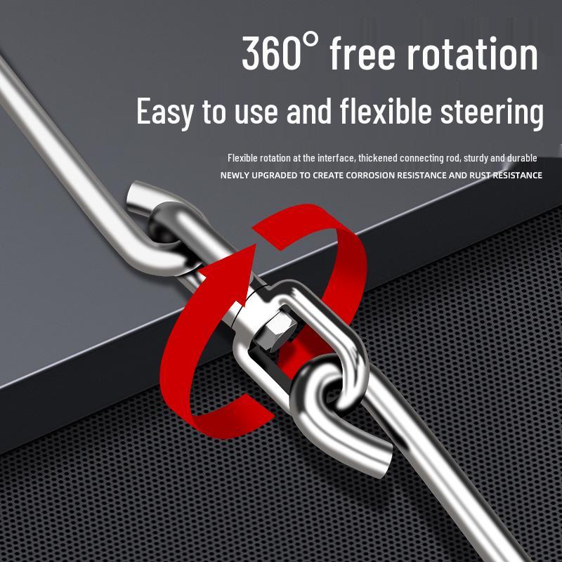 Solide Verdickte Fleischerhaken zum Aufhängen für Schweinefleisch, Rindfleisch, Hammelfleisch und Speck