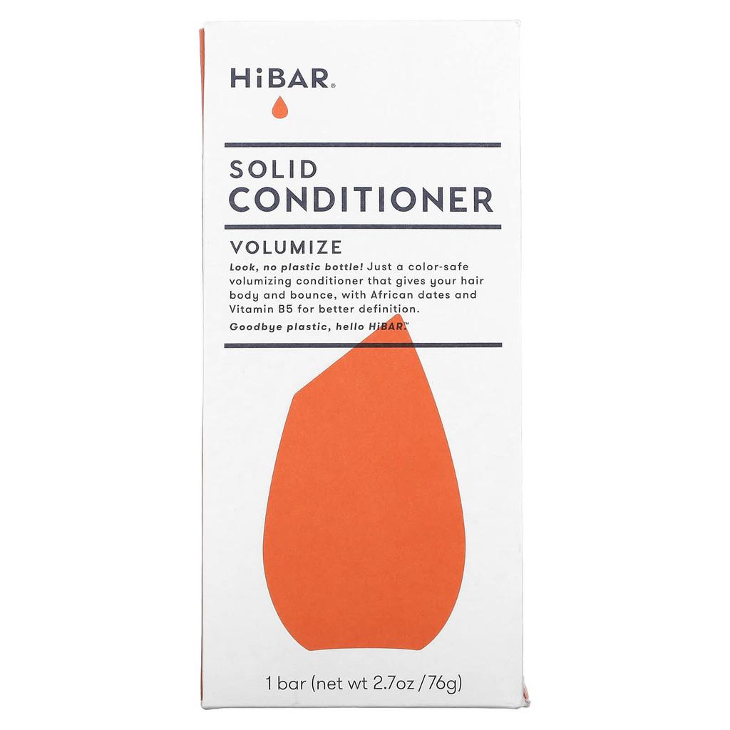 HiBAR Solid Conditioner, Volume, 1 Bar, 2.7 Oz (76 G)