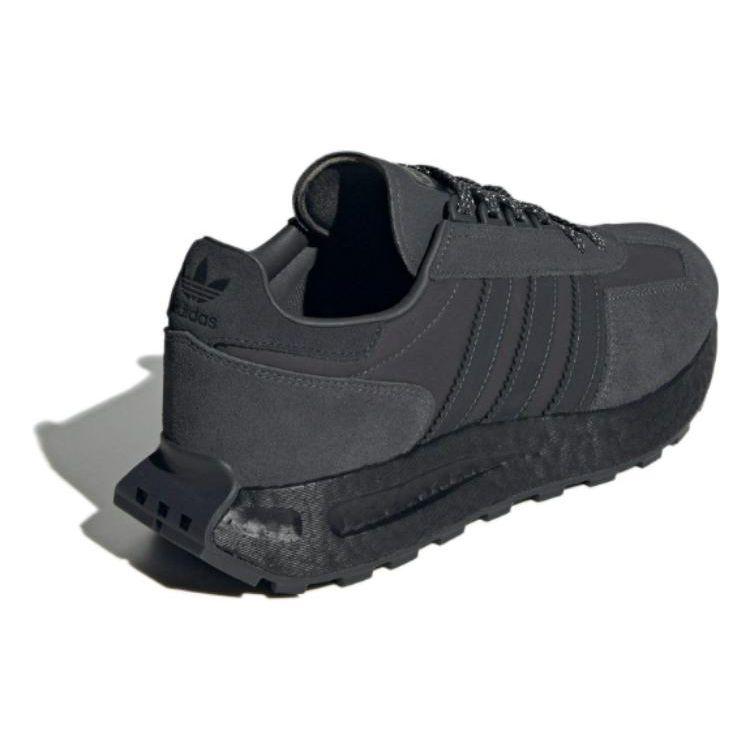 Adidas Originals Retropy E5 Retro Round Toe Lace-Up Thick Sole Comfortable Fabric Synthetic Leather Low-Top Casual Running Shoes Unisex Sneaker IF3927