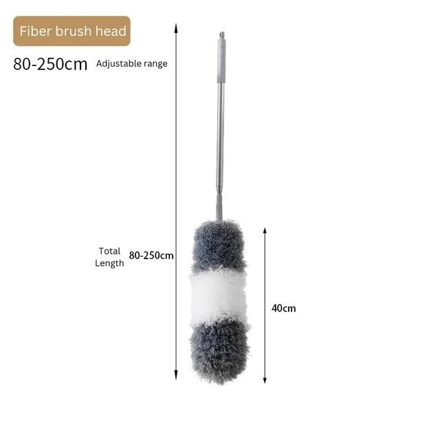 

250см Выдвижная Деликатная Шерстяная Щетка для Удаления Пыли для Чистки Дивана, Автомобиля, Пыли с Пола, Щелей, Гибкая Щетка, Домашние Бытовые Инструменты 5 шт./набор