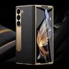 Luksusowe etui LANGSIDI ze skóry naturalnej, odporne na wstrząsy, do Samsung Galaxy Z Fold 3 4 5 6 7, z magnetycznym zawiasem, osłona z podstawką