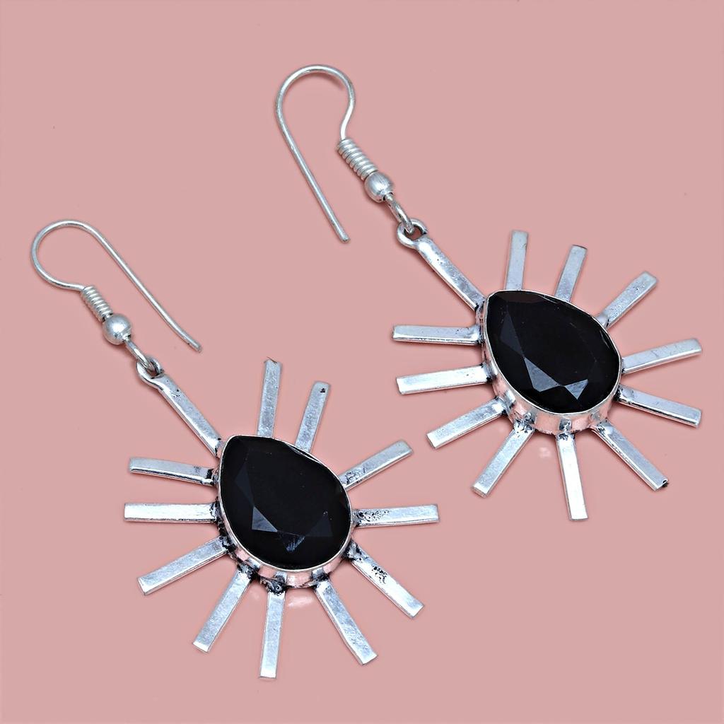 Black Spinal  Pendant Gemstone Jewelry Handicraft Valentine'Day Gold