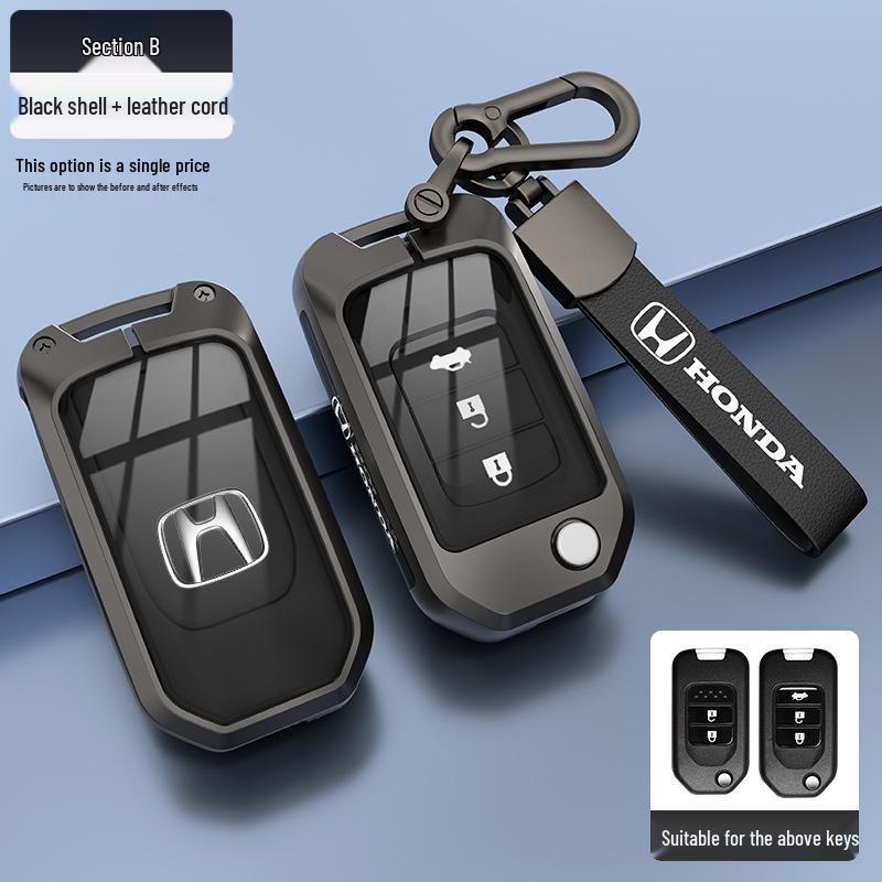Honda Key Case Compatible with CRV, Civic, Accord, XRV, Vezel, Avancier, Breeze, UR-V, and Spirior Models
