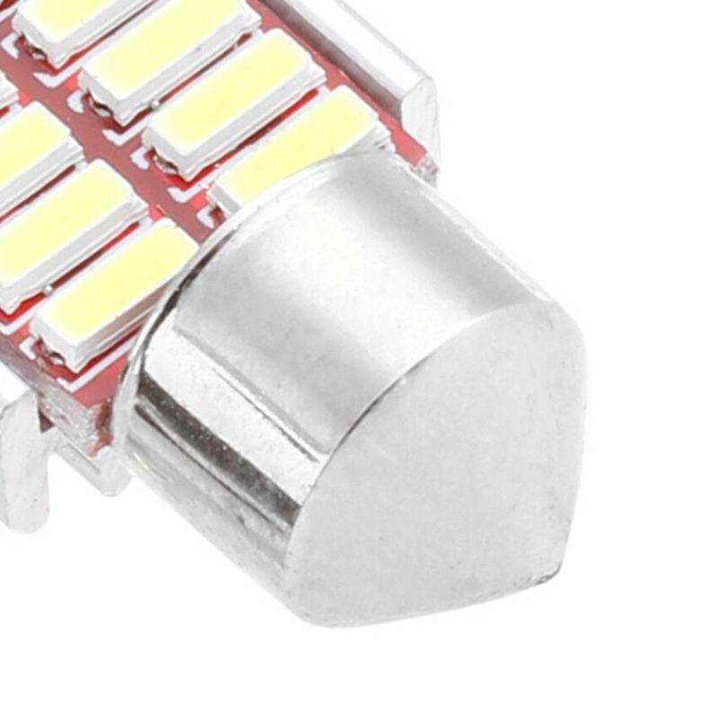 2Pcs 31Mm 4014 12Smd C5W Car Led Light Canbus Dome Interior Reading Lamp