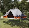 Vidaxl 10-person Grey-orange Waterproof Camping Tent