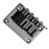 Electric Guitar Bridge 4 String Metal Fixed Hardtail Saddle Musical Instrument Accessories with Tool Set GA905 Black