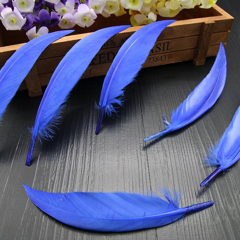 50Pcsdiy Scimitar Feather Colored Feather Handicrafts Jewelry Accessories Material Feather