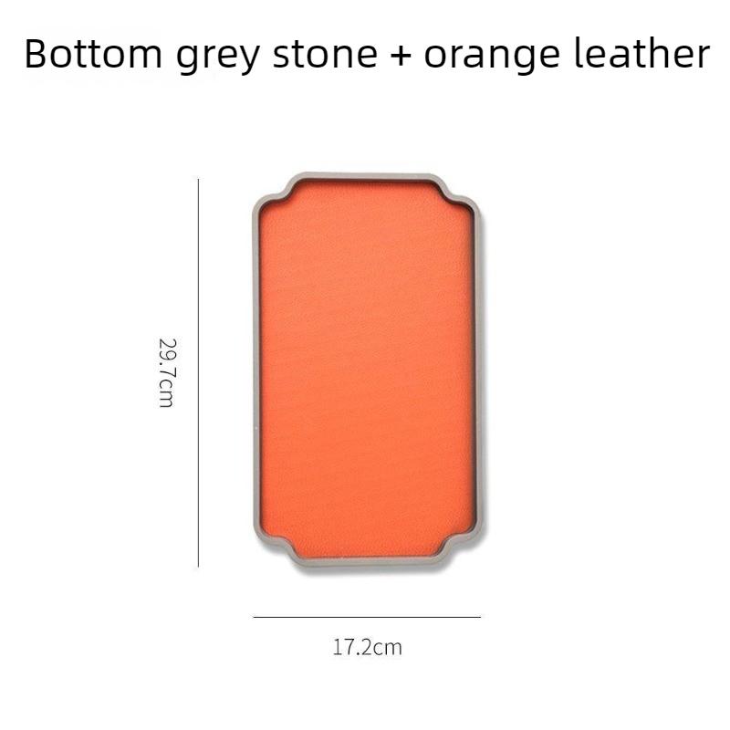 Stone Tray Luxury Rectangular Cement Storage Trays Removable Perfume Tray Multifunction Organizers Trays Modern Decoration