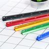 Multi-function Triangular Scale Ruler Smoothly Metal Ruler Students Measuring Ruler  Stationery