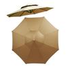 Outdoor Patio Umbrella Replacement Canopy Polyester Sunproof Waterproof Market Table Umbrella Top for 8 Ribs