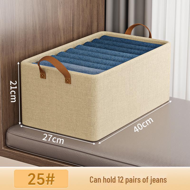 7-Piece Steel Frame Fabric Wardrobe Organizer Set