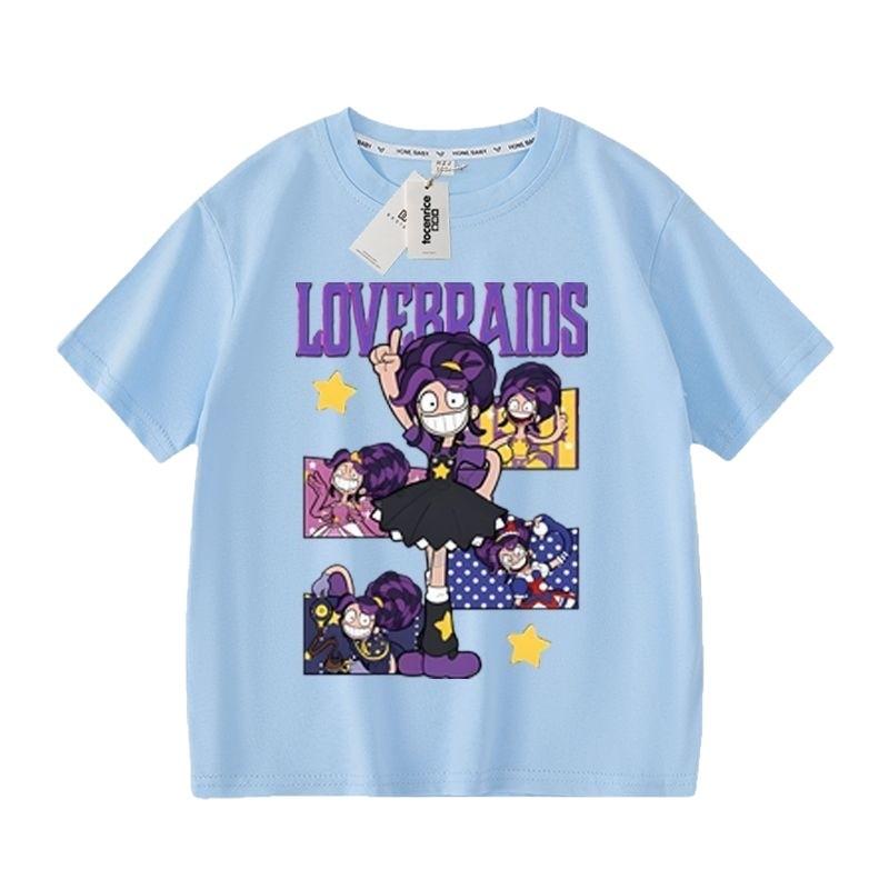 Kids Girls Lily Lovebraids Printed Short Sleeves T-Shirt Top