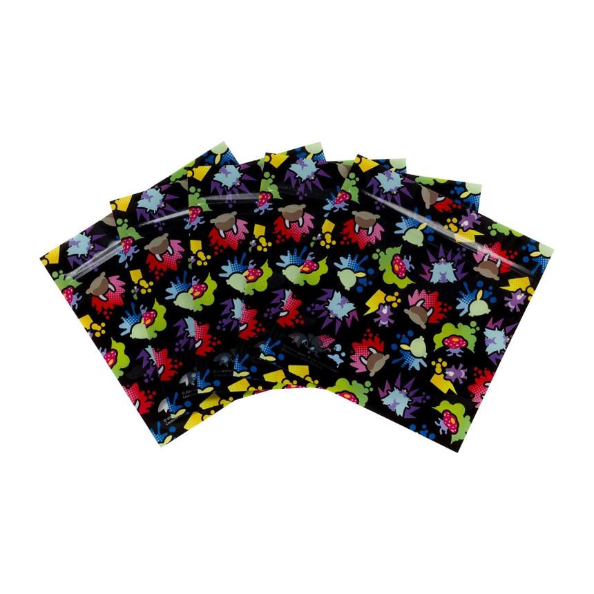 [Pokemon] Pokemon Center Exclusive 5-Piece Zipper Bag Set - Poison Type Danger Pattern