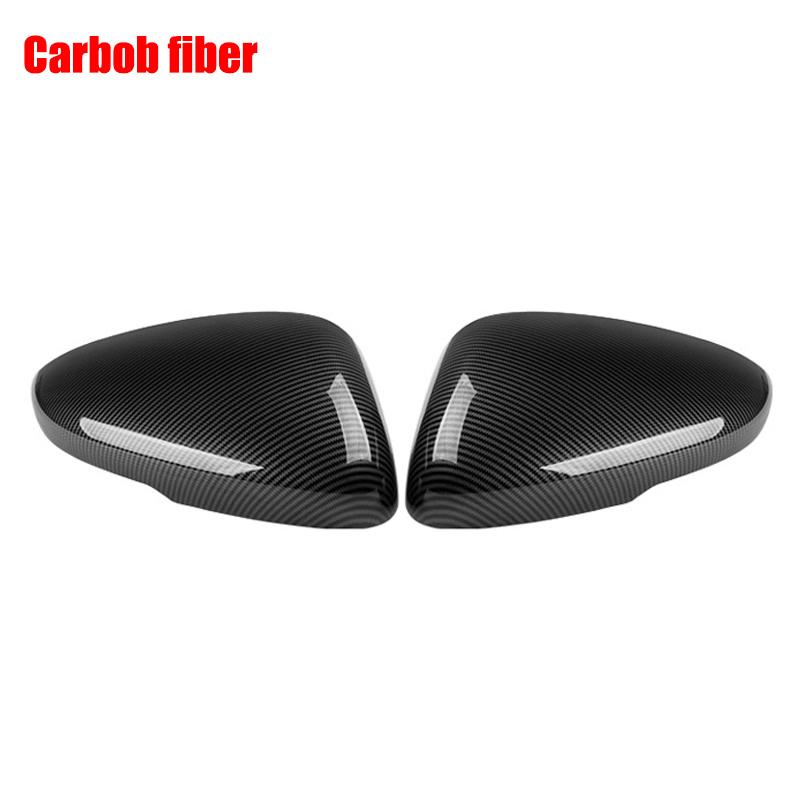 For Honda Civic 11th Gen 2025 2PCS Carbon Fiber Look Add-on ABS Car Side Door Rear View Mirror Cover Cap Sticker Case Shell