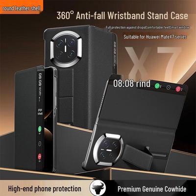 Huawei Mate X7 Rindsleder 360° Vollschutz Klapphülle
