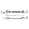 Kyoto Tool (KTC) Swivel Brake Pipe Wrench MZF-10