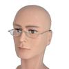 Reading Glasses Metal Spring Hinges Half Moon Semi Rimless Readers  1.0~ 4.0 Tw