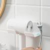 1Pc Hair Dryer Rack, Shelf, Bathroom Storage Rack, Wall-mounted Non-marking, Simple and Non-punching Electric Hair Dryer Hanger.