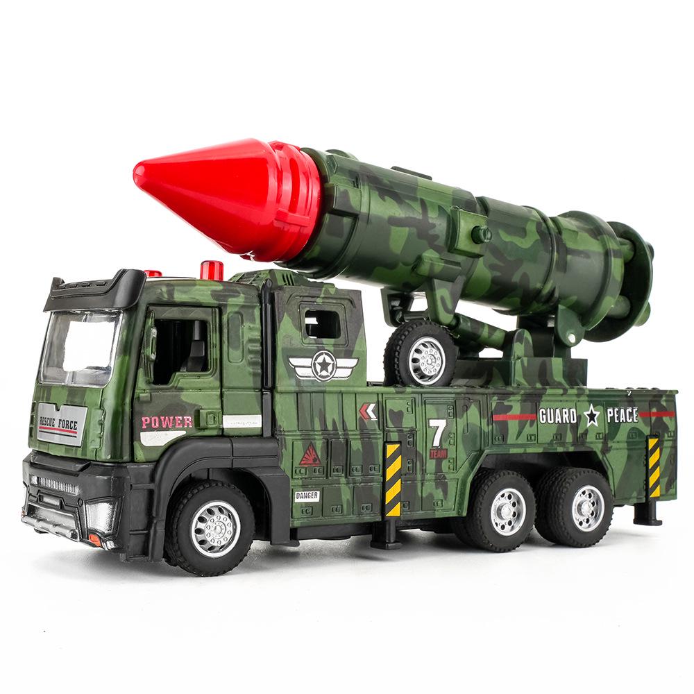 

Игрушка-ракета военного образца из сплава: Двухрядная модель с одинарным выстрелом, со звуком и светом, с запускаемыми ракетами с инерционным механизмом