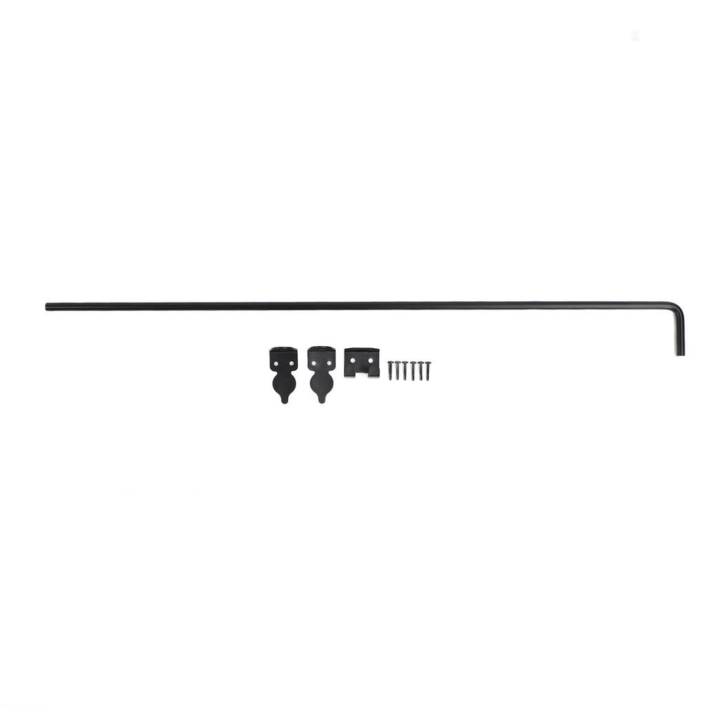 36 Inch Gate Drop Rod Solid Steel Heavy Duty Cane Bolt Latch Gate Ground Stopper for Wooden Fence