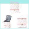 Portable Nail Polish Organizer With Large Capacity And Dual Layers For Travel And Home Storage