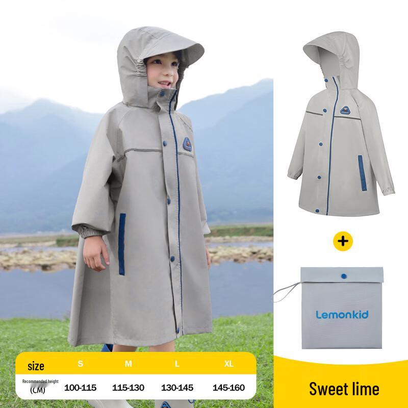 Handun Kids Hooded Rain Poncho