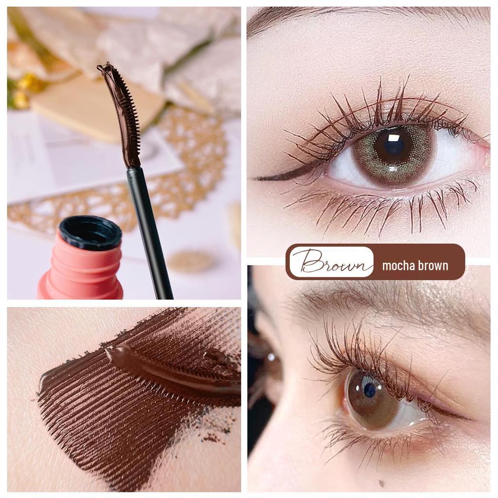 Baisuya Long-Lasting Waterproof Mascara: Natural Lengthening, Smudge-Proof Curling Primer & Eyelash Growth Serum.