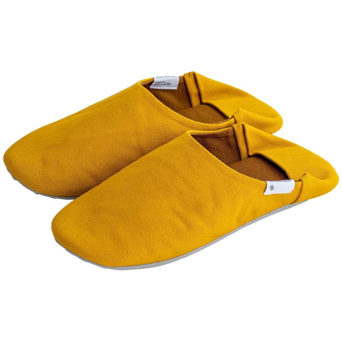 

Abe Home Shoes Babouche Canvas Solid Room Simple and Made in Japan by Abe Sangyo Size Slippers, Color, Unisex, Washable, Cotton, Shoes, Stylish,