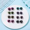 Color Toy Accessories DIY Eyes with Eyelashes Doll Accessories Stuffed Animal Supplies 3D Eyes
