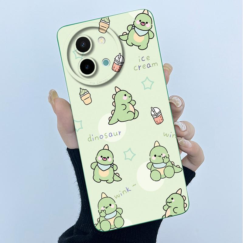Case For Vivo Y38 Y58 T3X 5G Cute Panda Sweet Girls Silicone Soft Back Cover for VivoY38 VivoY58 5G Bumper Protective Casing